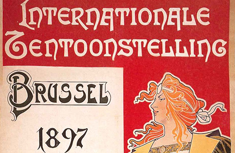 Affiche van de internationale tentoonstelling van 1897